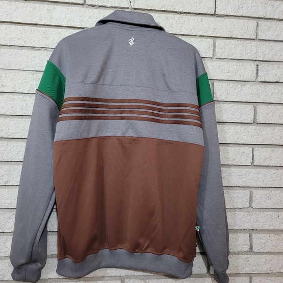 Chocolate and grey Rocawear Track jacket sm - Picture 2 of 11
